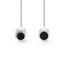 Nedis CCGP51100IV20 Ps2-kabel Ps/2 Male - Ps/2 Female 2,0 M Ivoor