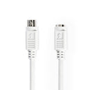 Nedis CCGP51100IV20 Ps2-kabel Ps/2 Male - Ps/2 Female 2,0 M Ivoor