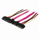Nedis CCGP73125VA05 Interne Voedingskabel Sata 22-pins Male - Sata 22-pins Female 0,5 M Diverse