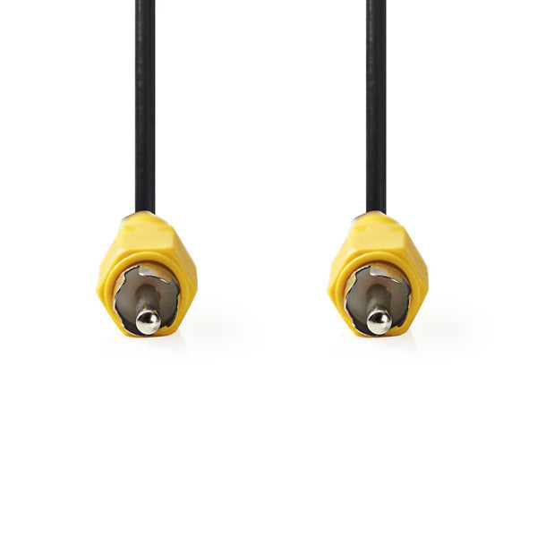 Nedis CVGP24100BK100 Composiet Videokabel Rca Male - Rca Male 10 M Zwart