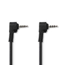 Nedis CVGP22000BK20 3,5 Mm Av-kabel 3,5 Mm Av Male - 3,5 Mm Av Male 2,0 M Zwart