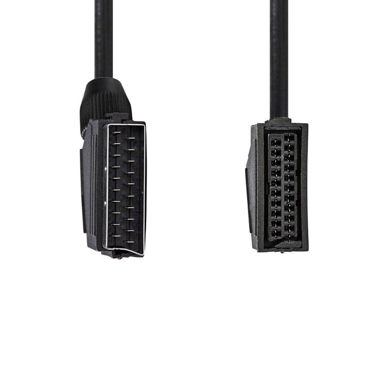 Nedis CVGP31010BK20 Scart-kabel Scart Male - Scart Female 2,0 M Zwart