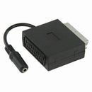 Nedis CVGP31930BK02 Scart-adapter Scart Male - Scart Female - Scart Female 0,2 M Zwart