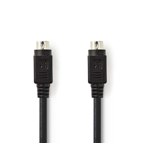 Nedis CVGP30000BK50 S-videokabel S-video Male - S-video Male 5,0 M Zwart