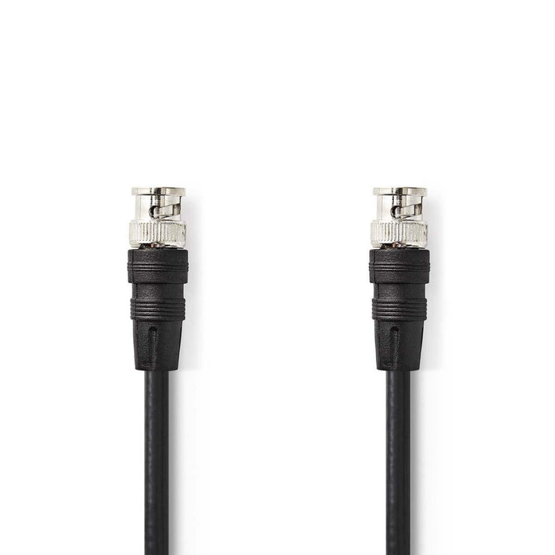 Nedis CVGP01000BK20 Bnc-videokabel Bnc Male - Bnc Male 2,0 M Zwart