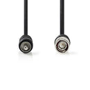 Nedis CVGP24800BK10 Bnc - Rca Videokabel Bnc Male - Rca Male 1,0 M Zwart