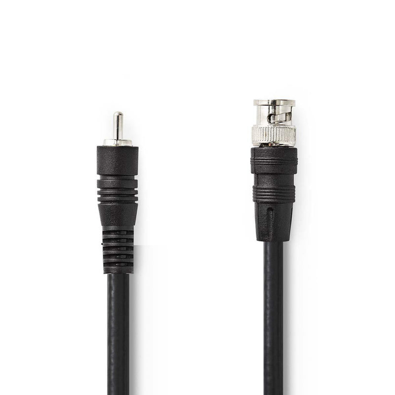 Nedis CVGP24800BK30 Bnc - Rca Videokabel Bnc Male - Rca Male 3,0 M Zwart