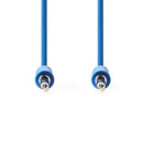 Nedis CAGP22005BU10 Stereo-audiokabel 3,5 Mm Male - 3,5 Mm Male 1,0 M Blauw
