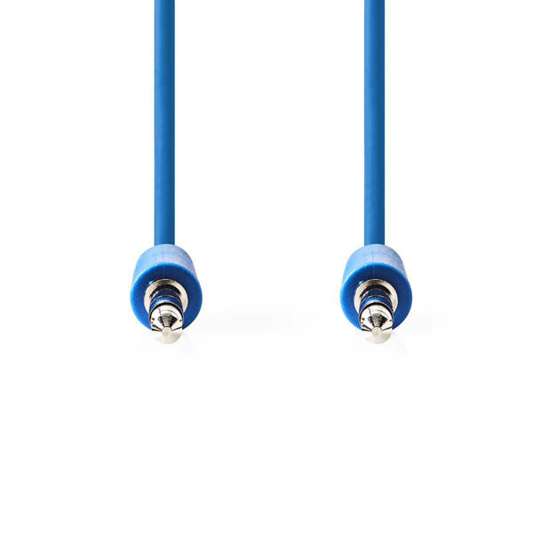 Nedis CAGP22005BU10 Stereo-audiokabel 3,5 Mm Male - 3,5 Mm Male 1,0 M Blauw