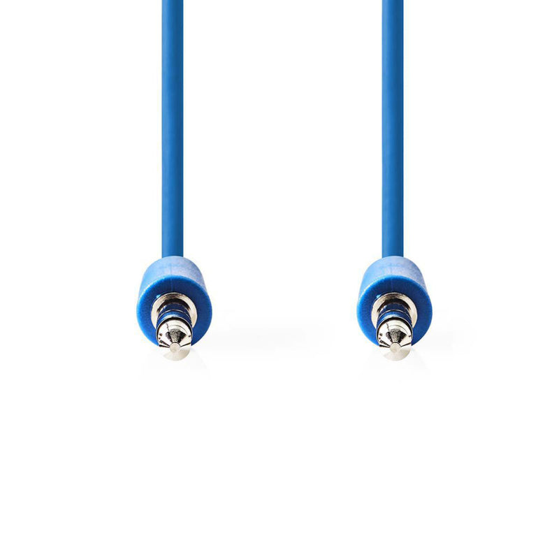 Nedis CAGP22005BU10 Stereo-audiokabel 3,5 Mm Male - 3,5 Mm Male 1,0 M Blauw