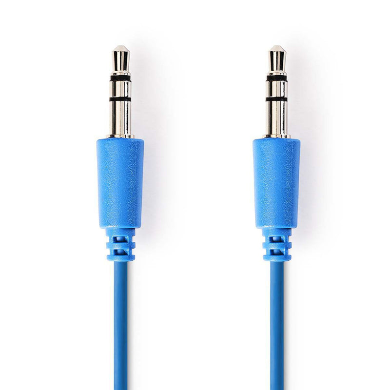 Nedis CAGP22005BU10 Stereo-audiokabel 3,5 Mm Male - 3,5 Mm Male 1,0 M Blauw