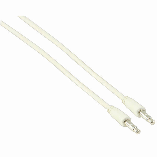 Nedis CAGP22005WT10 Stereo-audiokabel 3,5 Mm Male Dun - 3,5 Mm Male Dun 1,0 M Wit