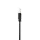 Nedis CAGP20100BK20 Din-audiokabel Din 5-pins Male - 3,5 Mm Male 2,0 M Zwart