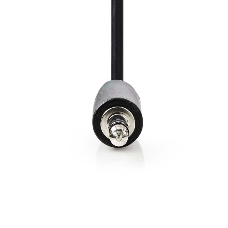 Nedis CAGP20100BK20 Din-audiokabel Din 5-pins Male - 3,5 Mm Male 2,0 M Zwart