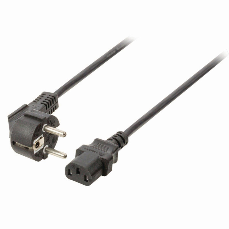Nedis CEGP10000BK100 Voedingskabel Schuko Male Haaks - Iec-320-c13 10 M Zwart