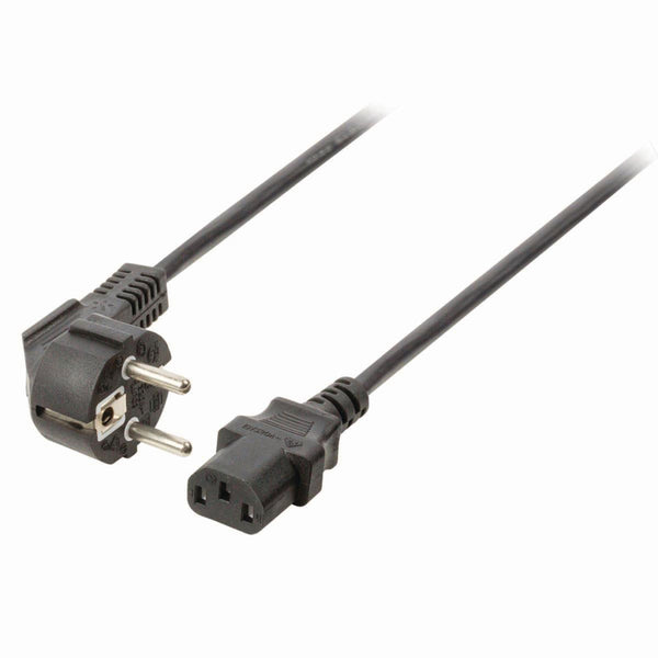 Nedis CEGP10000BK30 Voedingskabel Schuko Male Haaks - Iec-320-c13 3,0 M Zwart