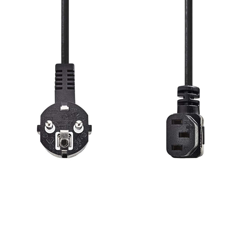 Nedis CEGP10020BK50 Voedingskabel Schuko Male Haaks - Iec-320-c13 Haaks 5,0 M Zwart