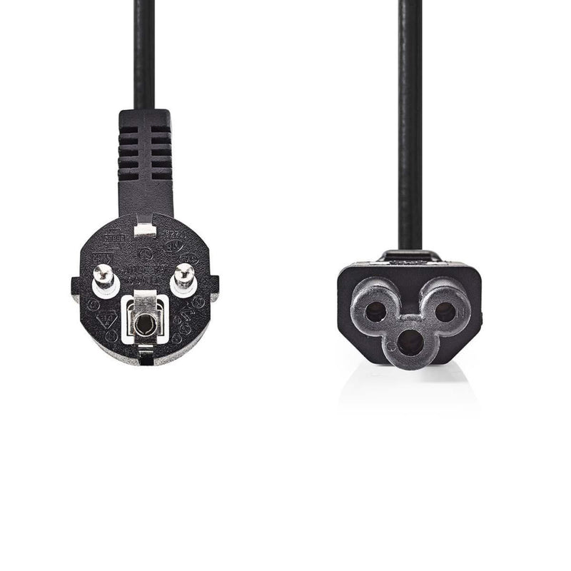 Nedis CEGP10100BK30 Voedingskabel Schuko Male Haaks - Iec-320-c5 3,0 M Zwart