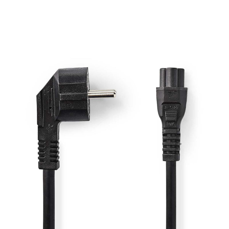 Nedis CEGP10100BK50 Voedingskabel Schuko Male Haaks - Iec-320-c5 5,0 M Zwart