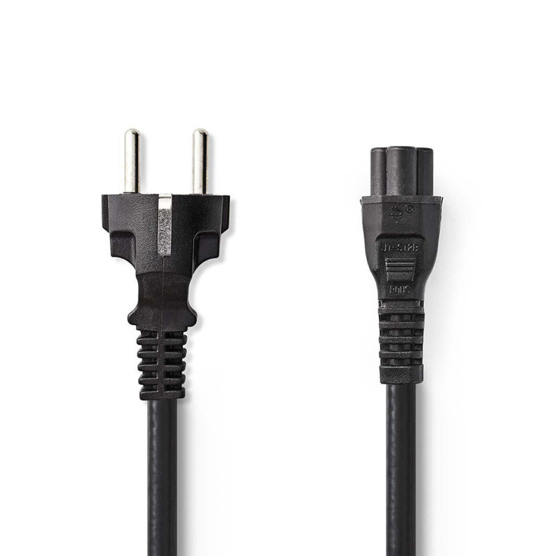 Nedis CEGP10130BK30 Voedingskabel Schuko Male - Iec-320-c5 3,0 M Zwart