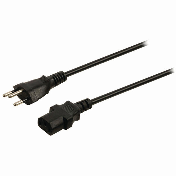 Nedis CEGP11200BK20 Voedingskabel Stekker Type J (ch) - Iec-320-c13 2,0 M Zwart