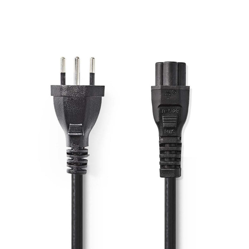 Nedis CEGP11220BK20 Voedingskabel Stekker Type J (ch) - Iec-320-c5 2,0 M Zwart