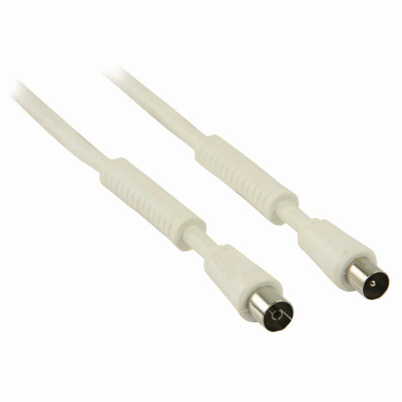 Nedis CSGP40020WT100 Coaxkabel 120 Db Iec (coax) Male - Iec (coax) Female 10 M Wit