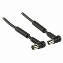 Nedis CSGP40120BK15 Coaxkabel 120 Db Iec (coax) Male Haaks - Iec (coax) Female Haaks 1,5 M Zwart