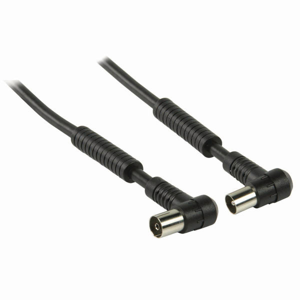 Nedis CSGP40120BK15 Coaxkabel 120 Db Iec (coax) Male Haaks - Iec (coax) Female Haaks 1,5 M Zwart