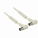 Nedis CSGP40120WT50 Coaxkabel Iec (coax) Male Iec (coax) Female Vernikkeld 120 Db 75 Ohm Viervoudig