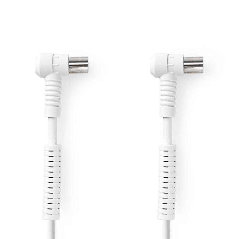 Nedis CSGP40120WT50 Coaxkabel Iec (coax) Male Iec (coax) Female Vernikkeld 120 Db 75 Ohm Viervoudig