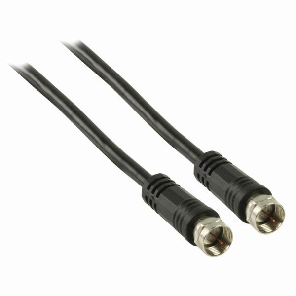 Nedis CSGP41000BK15 Satelliet- En Antennekabel F Male - F Male 1,5 M Zwart