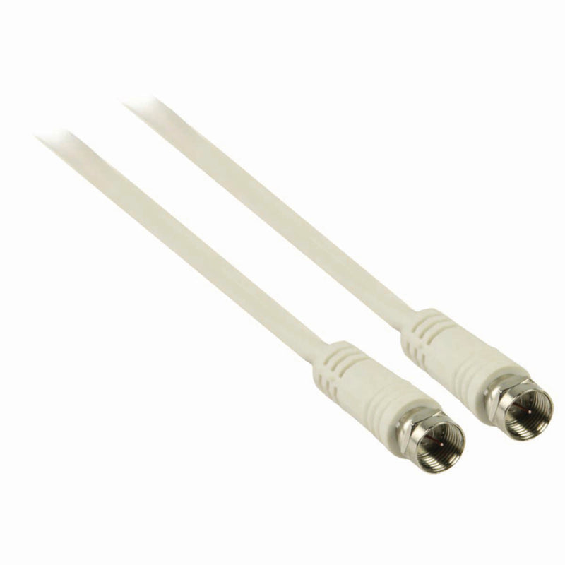 Nedis CSGP41000WT150 Satelliet- En Antennekabel F Male - F Male 15 M Wit