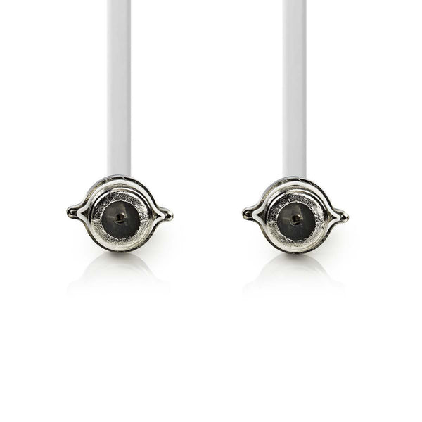 Nedis CSGP41200WT02 Satelliet- En Antennekabel Raam F Female - F Female 0,2 M Wit