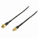 Nedis CSGP02010BK50 Antennekabel Sma Male - Sma Female 5,0 M Zwart