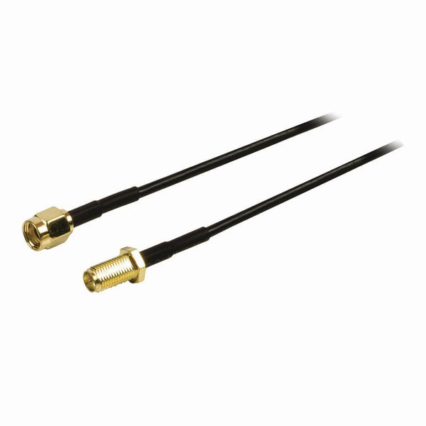 Nedis CSGP02210BK20 Antennekabel Sma Male (omgekeerde Polariteit) - Sma Female (omgekeerde Polarite