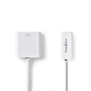 Nedis CCGP64950WT02 Usb-c?-adapterkabel Type-c? Male - Rj45 Female 0,2 M Wit