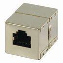 Nedis CCGP89011ME Cat6 Afgeschermde Netwerkadapter Rj45 Female - Rj45 Female Metaal