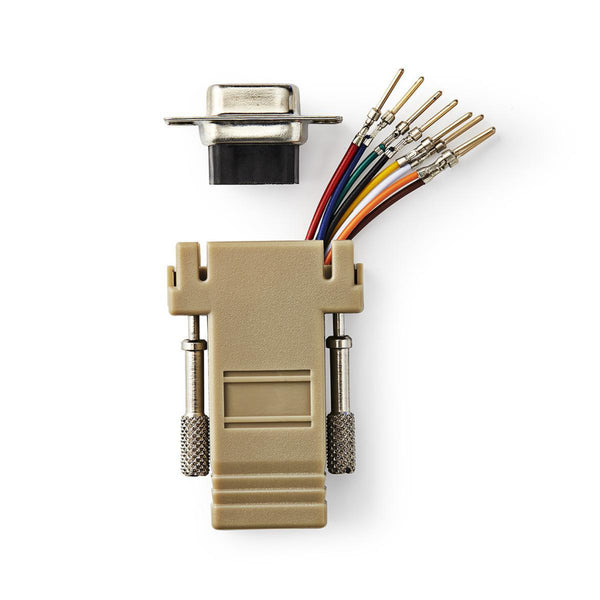 Nedis CCGP52821IV D-sub-adapter D-sub 9-pins Male - Rj45 (8p8c) Female Ivoor