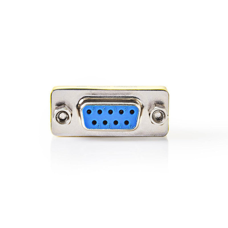 Nedis CCGP52810ME D-sub-koppeling D-sub 9-pins Female - D-sub 9-pins Female Metaal