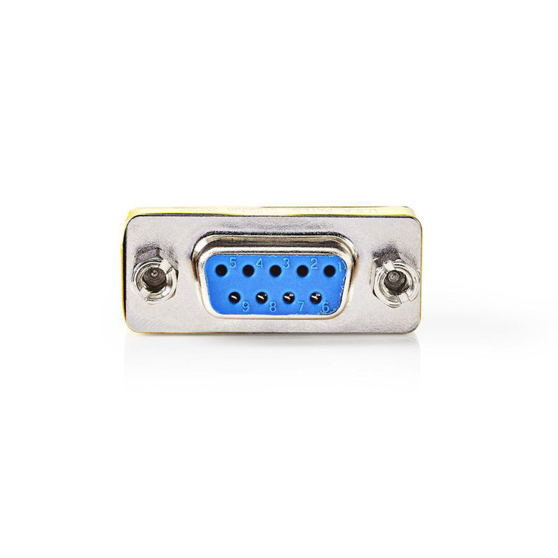 Nedis CCGP52810ME D-sub-koppeling D-sub 9-pins Female - D-sub 9-pins Female Metaal