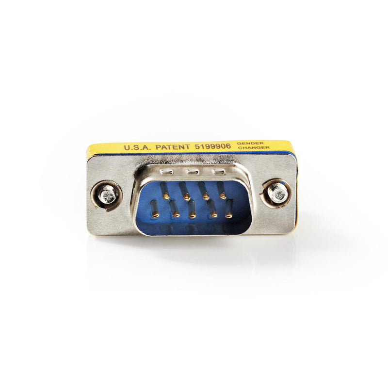 Nedis CCGP52811ME D-sub-koppeling D-sub 9-pins Male - D-sub 9-pins Male Metaal