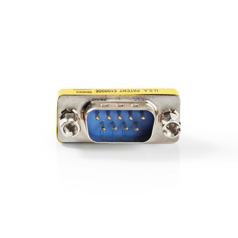 Nedis CCGP52811ME D-sub-koppeling D-sub 9-pins Male - D-sub 9-pins Male Metaal
