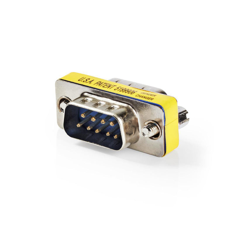 Nedis CCGP52811ME D-sub-koppeling D-sub 9-pins Male - D-sub 9-pins Male Metaal