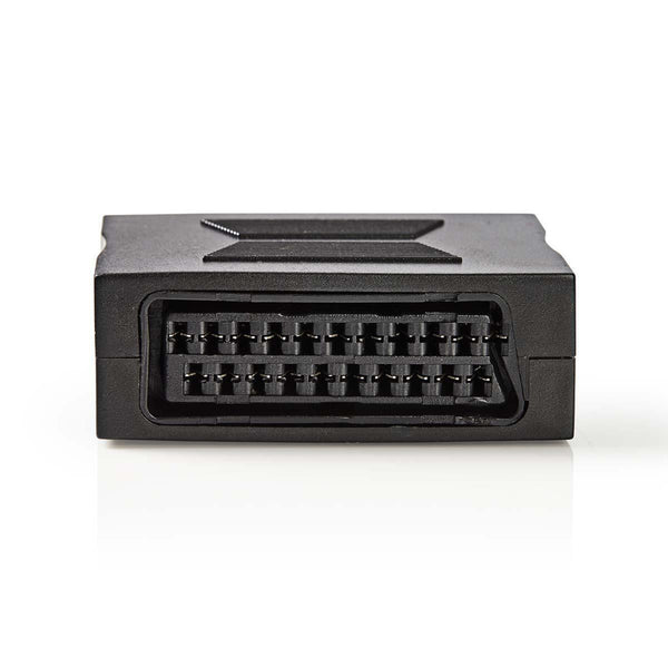 Nedis CVGP31950BK Scart-adapter Scart Female - Scart Female Zwart