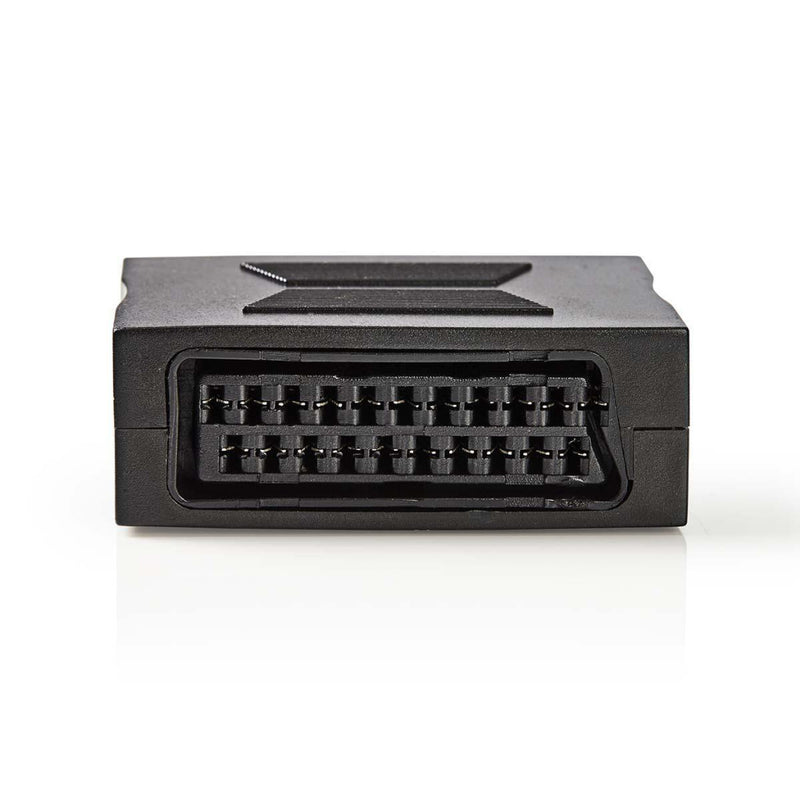 Nedis CVGP31950BK Scart-adapter Scart Female - Scart Female Zwart