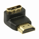 Nedis CVGP34901BK Hdmi?-adapter Hdmi?-connector - Hdmi? Female 90° Gehoekt Zwart