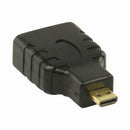 Nedis CVGP34907BK Hdmi?-adapter Hdmi?-microconnector - Hdmi? Female Zwart