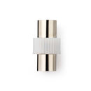 Nedis CSGP40940WT Coaxadapter Iec (coax) Male - Iec (coax) Male Wit