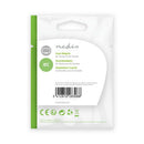 Nedis CSGP40941WT Coaxadapter Iec (coax) Female - Iec (coax) Female Wit
